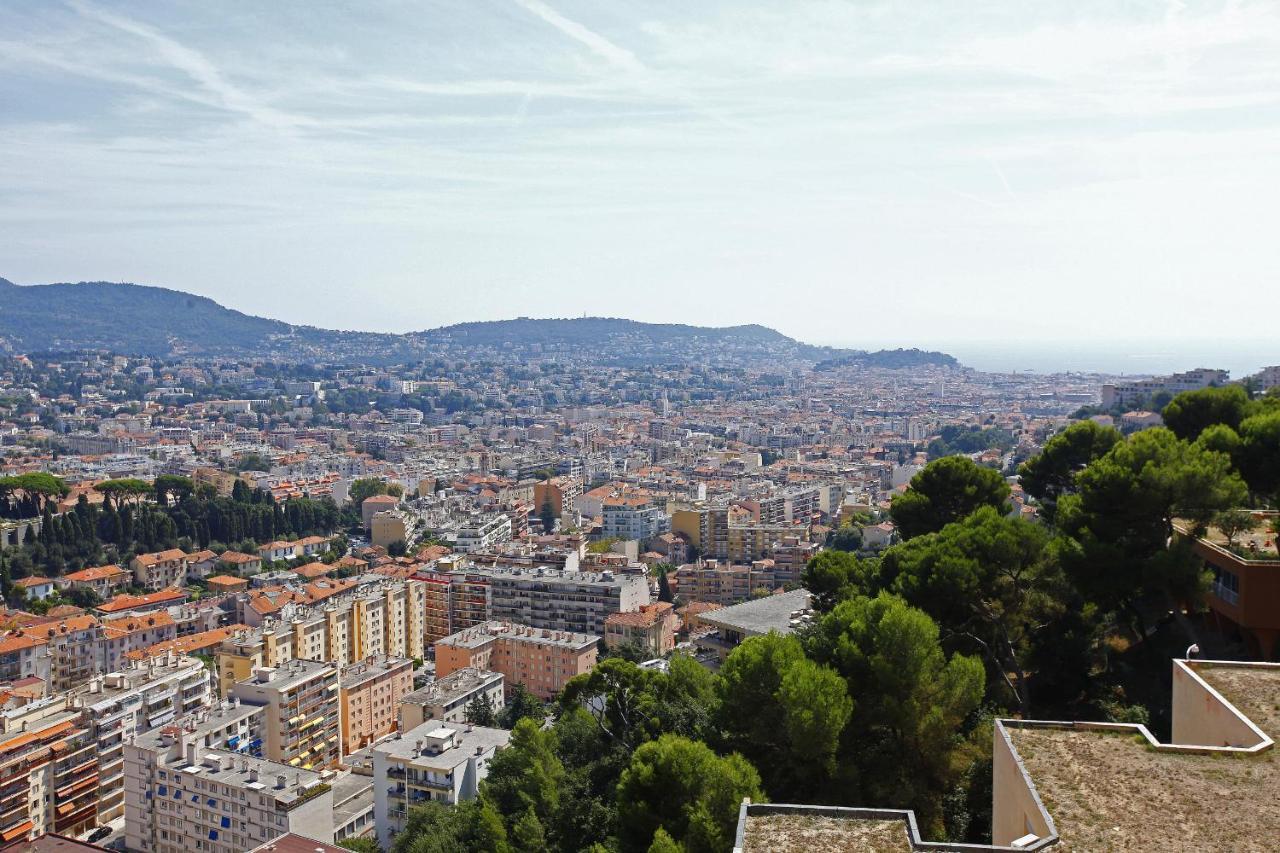 Appartement vue panoramique avec piscine pour 6 personnes à Nice quartier Pessicart Esterno foto